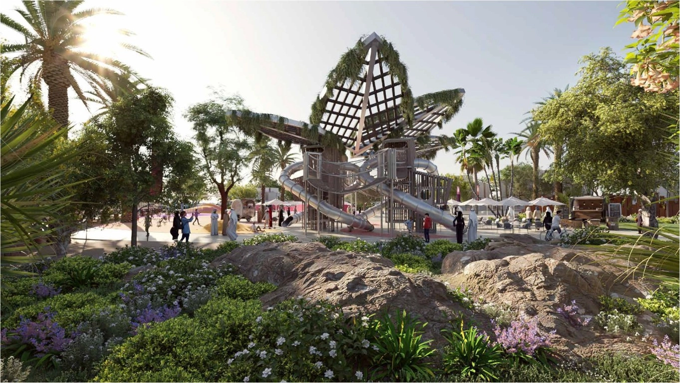 Lagoon-front properties with elevated views and tropical landscaping